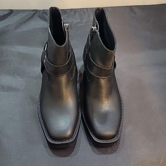 BRAND NEW SUN STONE BROWN RING HARDWARE NON-SLIP BREATHABLE SQUARE TOE - Picture 2 of 16